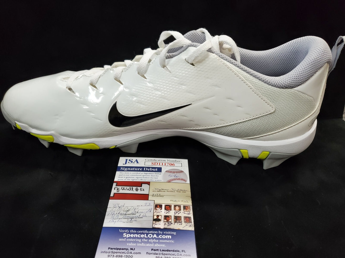 Eric Stokes Autographed Signed Cleat Jsa Coa
