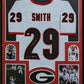 Framed Georgia Bulldogs Chris Smith Autographed Signed Inscribed Jersey Jsa Coa