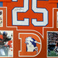 Framed Denver Broncos Haven Moses Autographed Signed Jersey Jsa Coa