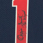 Framed St Louis Cardinals Ozzie Smith Autographed Inscribed Jersey Jsa Coa