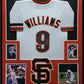 Framed San Francisco Giants Matt Williams Autographed Signed Jersey Beckett Holo