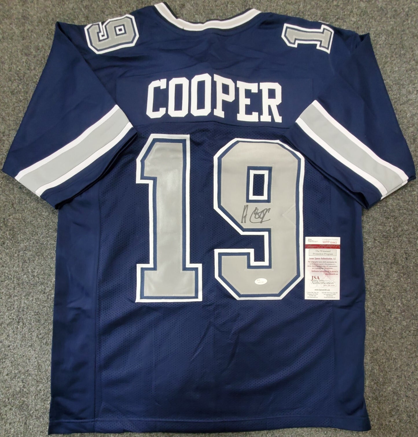 Dallas Cowboys Amari Cooper Autographed Signed Jersey Jsa  Coa