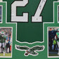 Framed Philadelphia Eagles Quinyon Mitchell Autographed Signed Jersey Jsa Coa