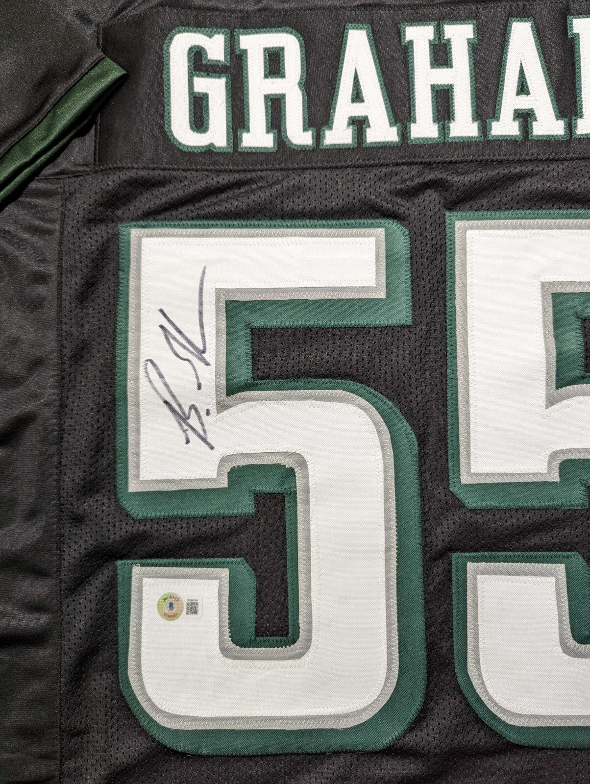 Philadelphia Eagles Brandon Graham Autographed Signed Jersey Beckett Holo