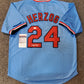 St Louis Cardinals Style Whitey Herzog Autographed Signed Custom Jersey Jsa Coa
