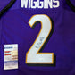 Baltimore Ravens Nate Wiggins Autographed Signed Jersey Jsa Coa
