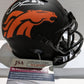 Denver Broncos Caden Sterns Autographed Eclipse Mini Helmet Jsa Coa