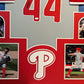 Framed Philadelphia Roy Oswalt Autographed Signed Jersey Jsa Coa