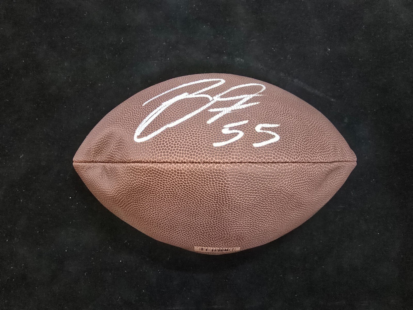 Los Angeles Rams Braden Fiske Signed Nfl Football Beckett Holo