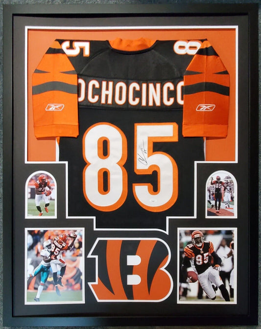 MVP Authentics Framed Cincinnati Bengals Chad Ochocinco Johnson Autographed Jersey Jsa Coa 495 sports jersey framing , jersey framing