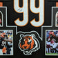 Framed Cincinnati Bengals Miles Murphy Autographed Jersey Jsa Coa