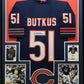 Framed Chicago Bears Dick Butkus Autographed Signed Jersey Jsa Coa