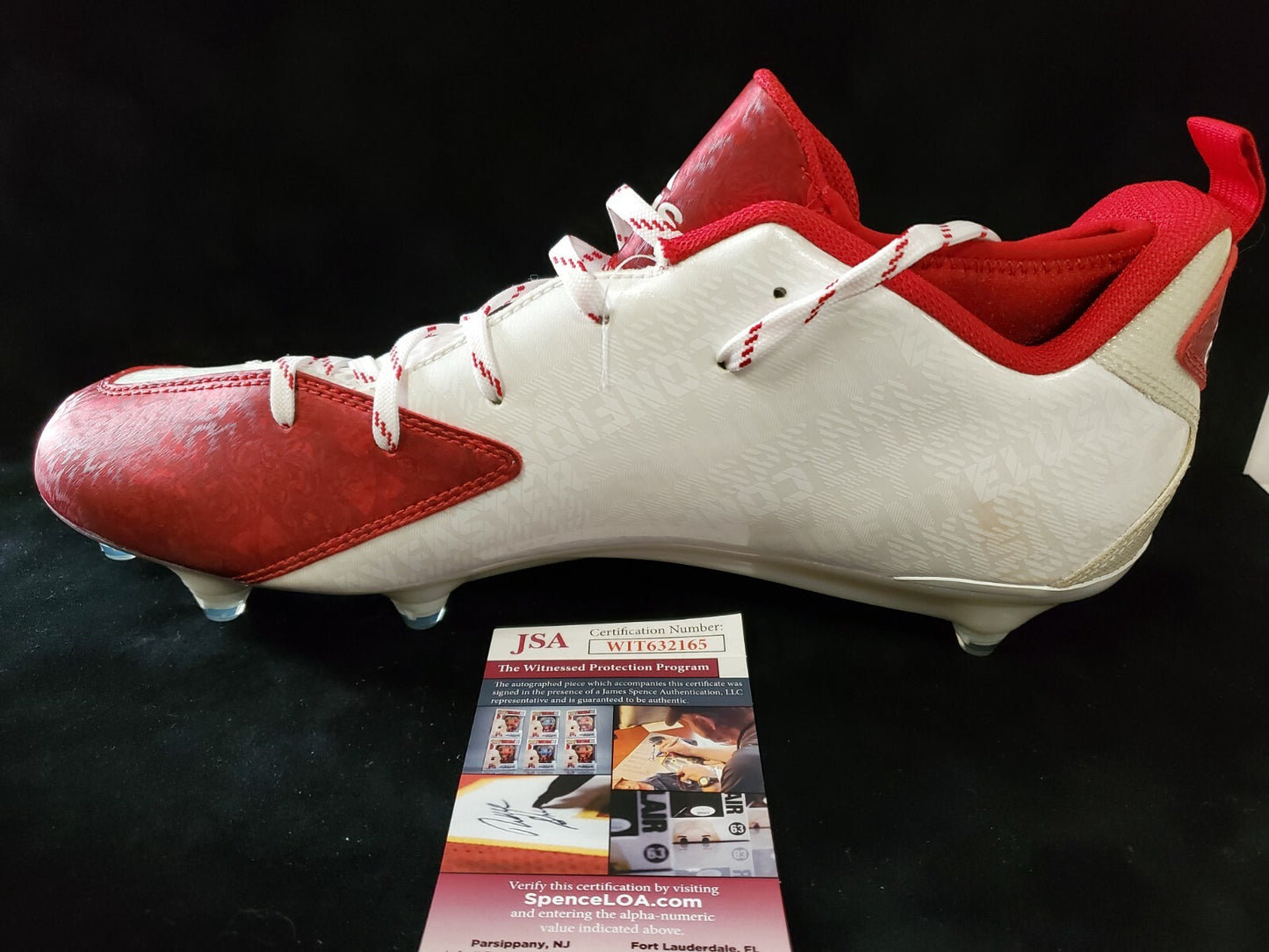 Isaiah Wright Autographed Signed Cleat Jsa Coa