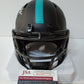 Miami Dolphins Jevon Holland Autographed White Signed Eclipse Mini Helmet Jsa
