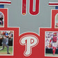 Framed Philadelphia Phillies Darren Daulton Autographed Signed Jersey Jsa Coa