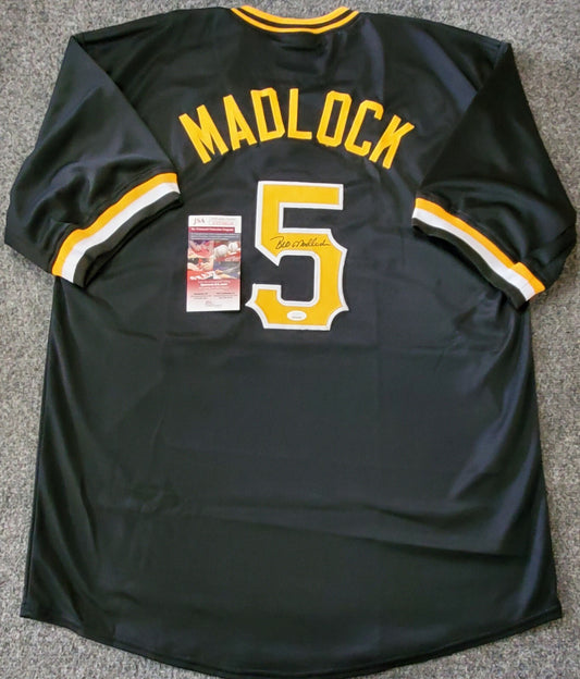 Pittsburgh Pirates Bill Madlock Autographed Signed Jersey Jsa Coa