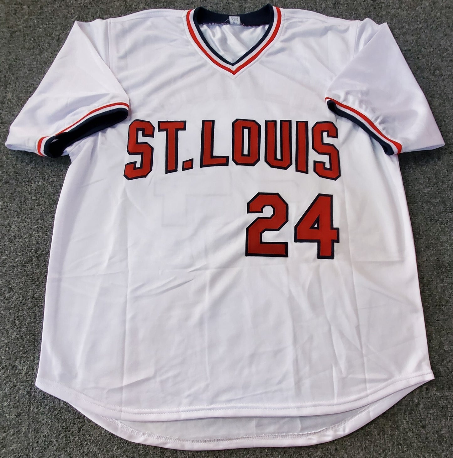 St Louis Cardinals Style Whitey Herzog "White Rat" Signed Custom Jersey Jsa Coa