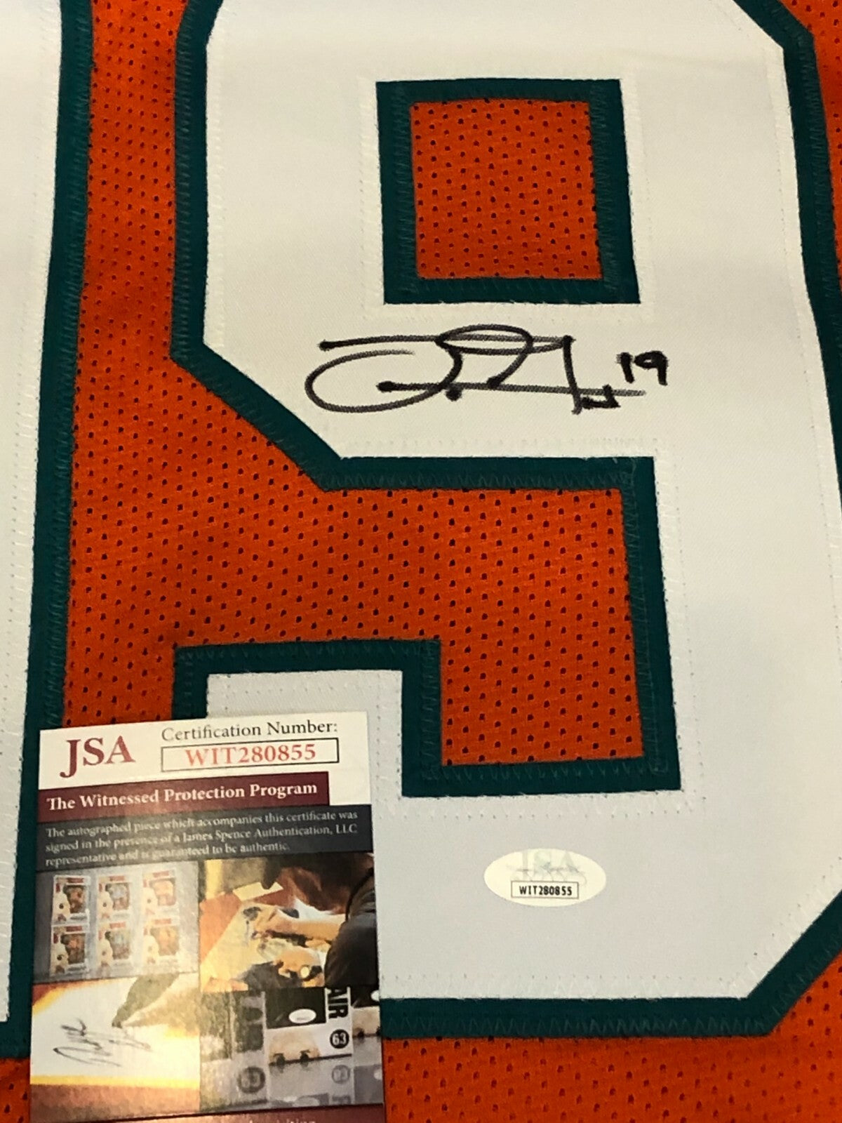 Miami Dolphins Jakeem Grant Autographed Signed Jersey Jsa  Coa