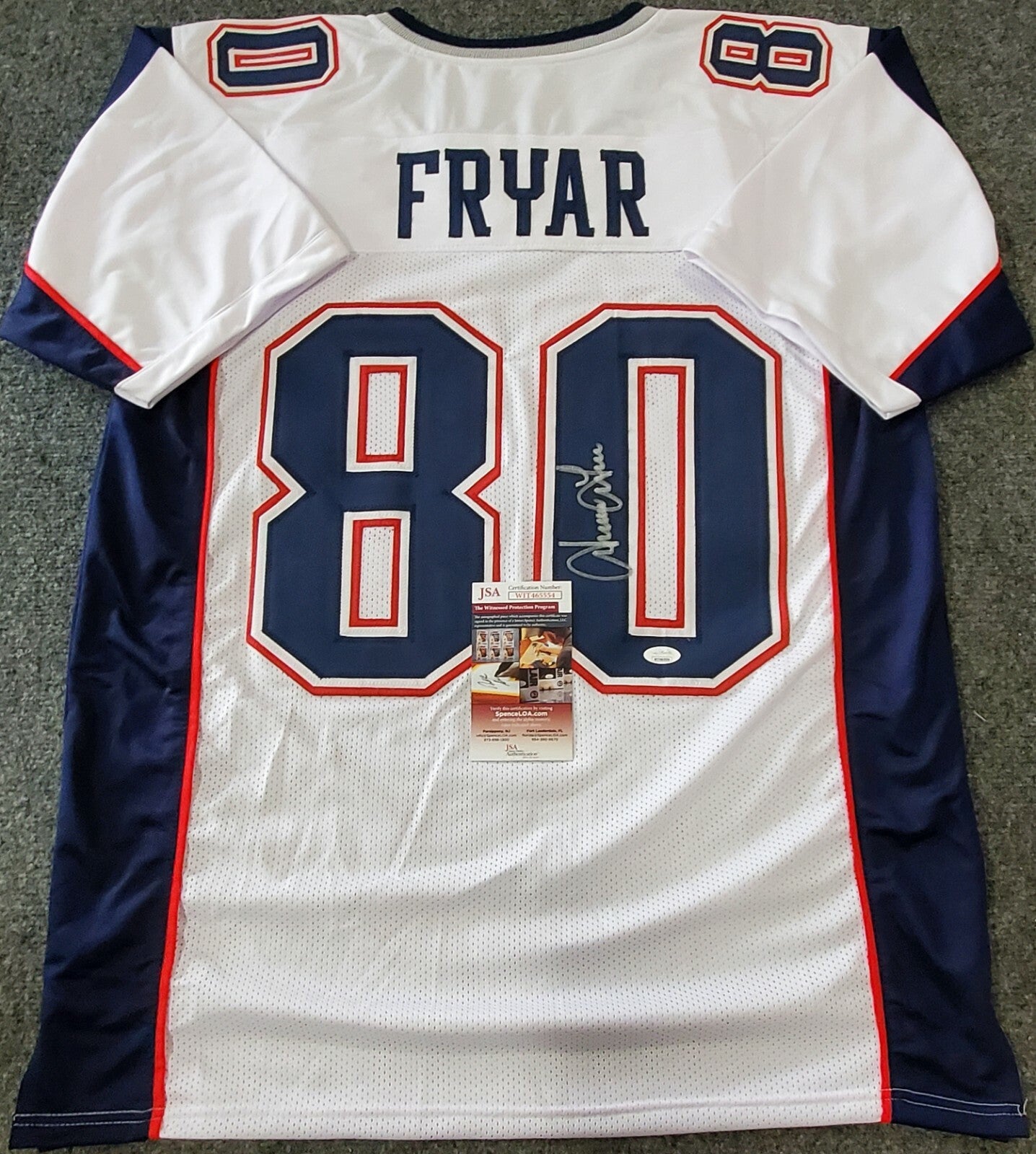 New England Patriots Irving Fryar Autographed Signed Jersey Jsa  Coa