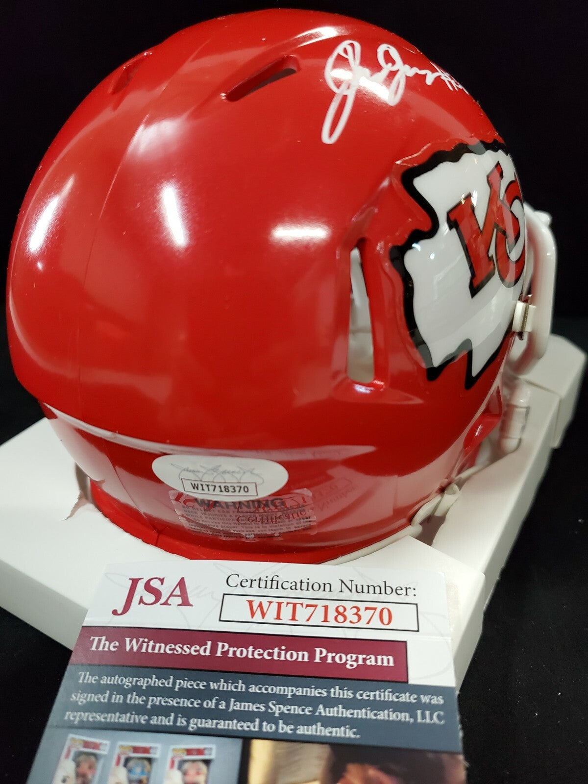 Kansas City Chiefs L'jarius Sneed Autographed Signed Speed Mini Helmet Jsa Coa