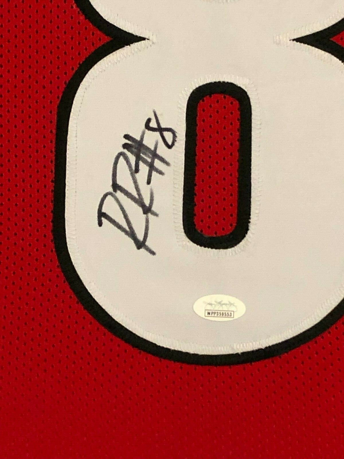 Framed Georgia Bulldogs Riley Ridley Autographed Signed Jersey Jsa Coa
