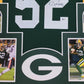 Framed Green Bay Packers Clay Matthews Autographed Signed Jersey Beckett Coa