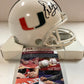 Warren Sapp Autographed Signed Miami Hurricanes Mini Helmet Jsa Coa