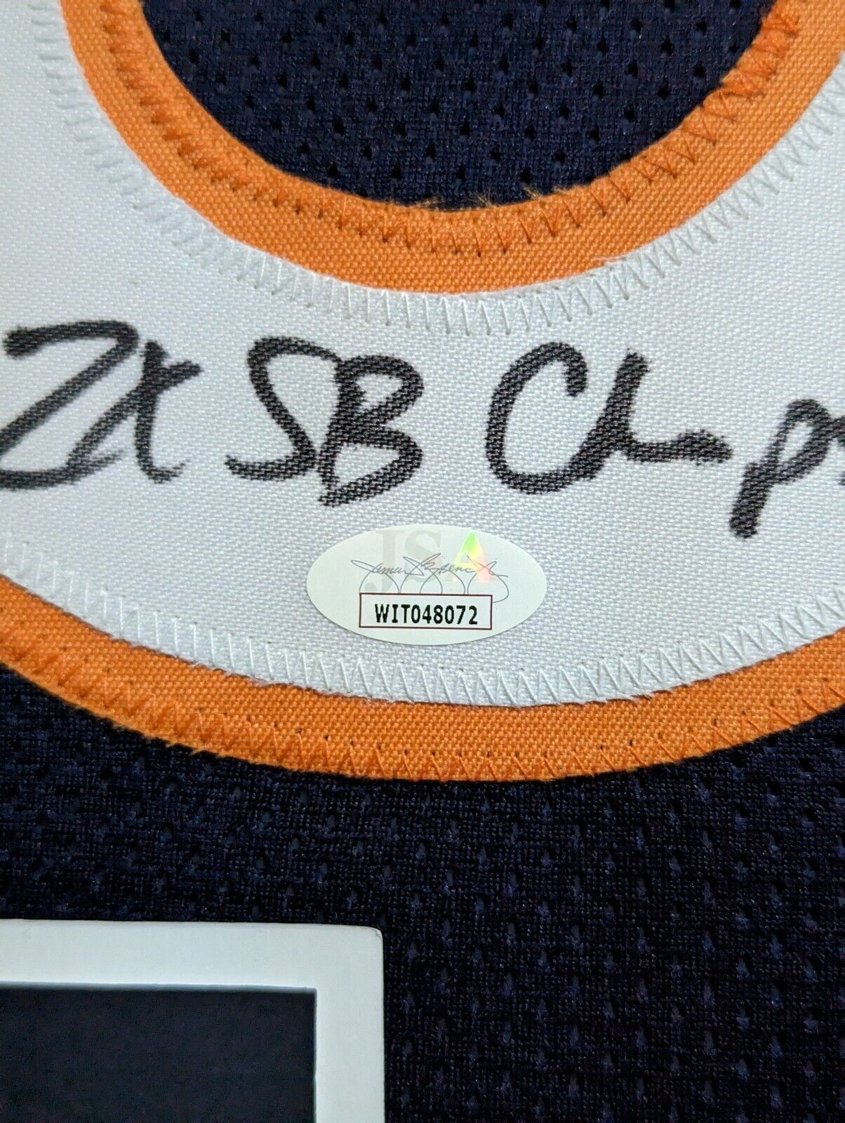 MVP Authentics Framed Denver Broncos Rod Smith Autographed Signed Inscribed Jersey Jsa Coa 540 sports jersey framing , jersey framing