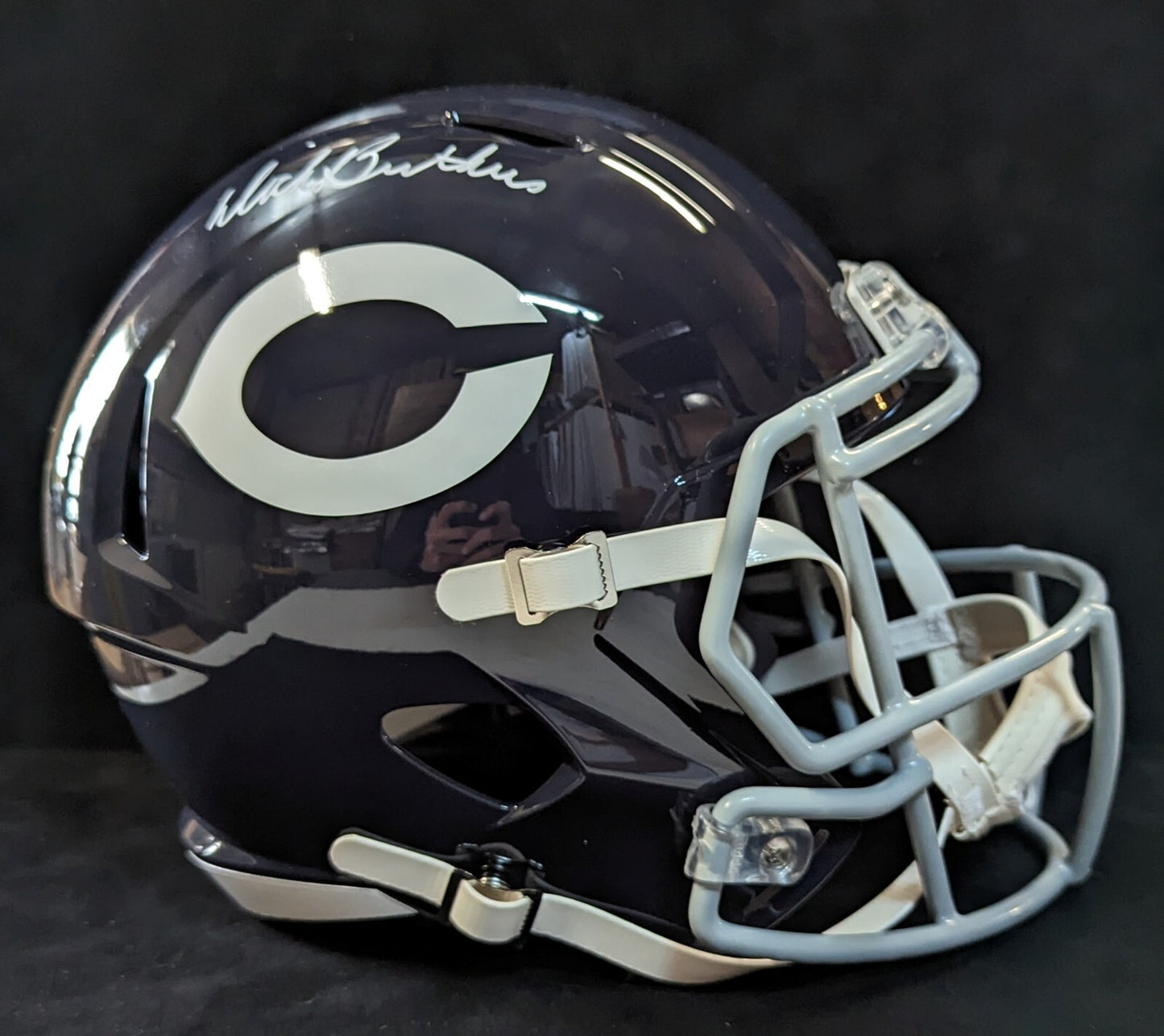 Chicago Bears Dick Butkus Signed Full Size Speed Replica Helmet Beckett Holo