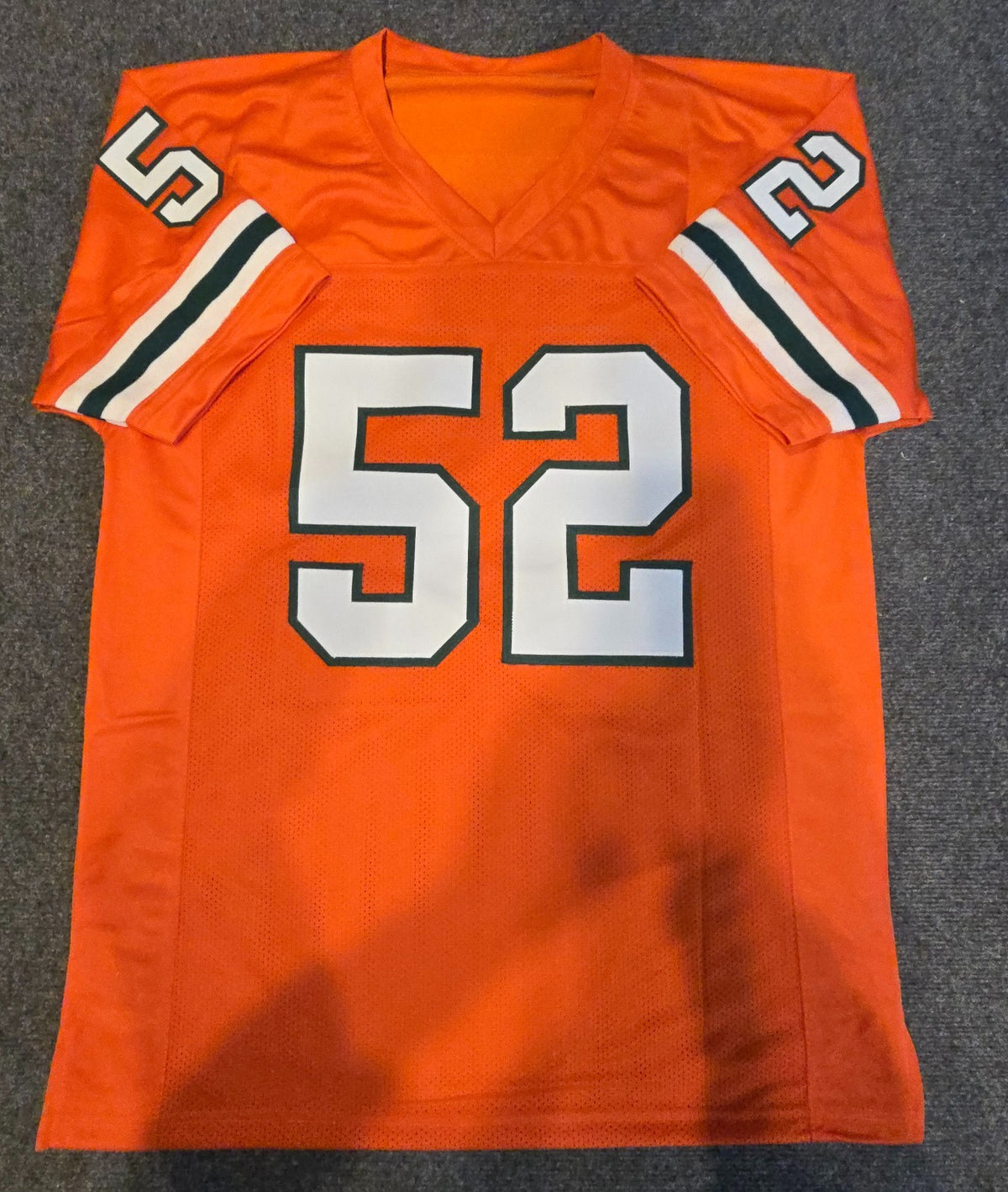 Miami Hurricanes Ray Lewis Autographed Signed Jersey Beckett Hologram