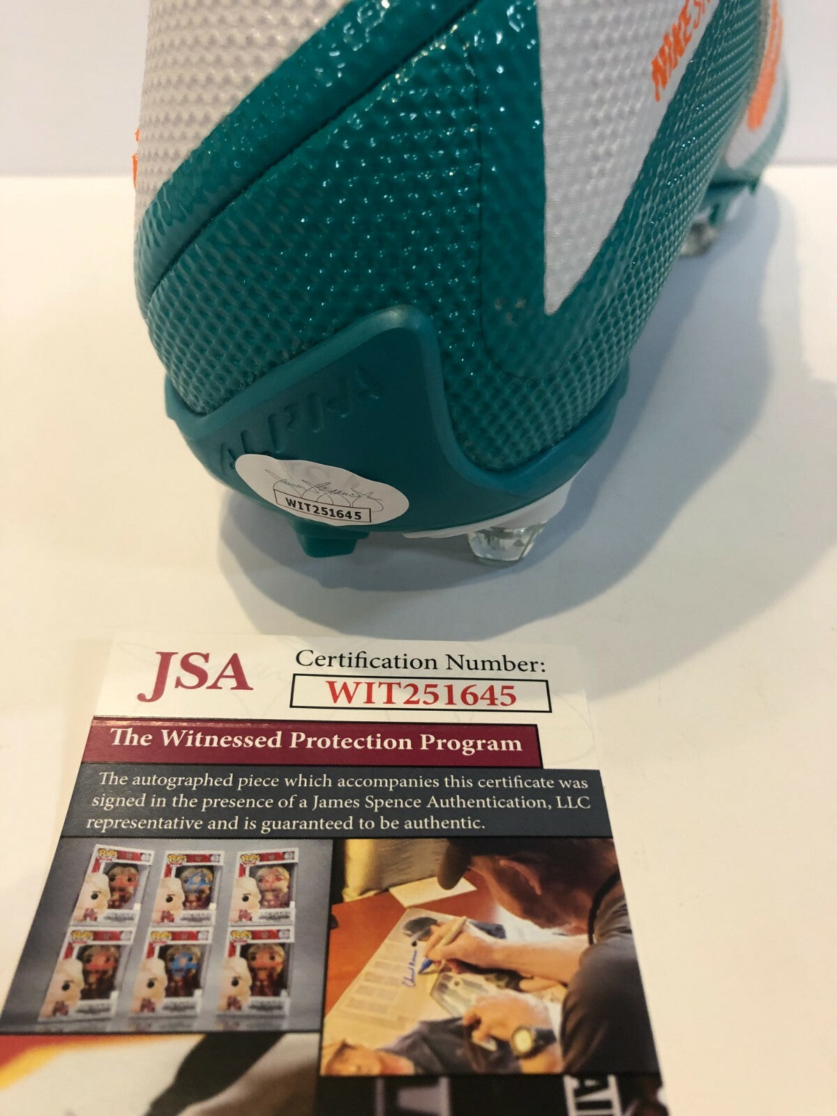 Miami Dolphins Jakeem Grant Autographed Signed Nike Cleat Jsa Coa