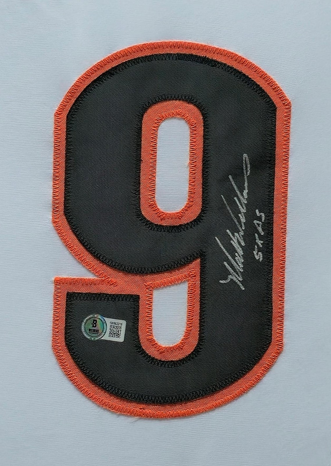 Framed San Francisco Giants Matt Williams Autographed Signed Jersey Beckett Holo