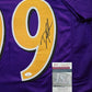 Baltimore Ravens Odafe Jayson Oweh Autographed Signed Jersey Jsa Coa  New Gold
