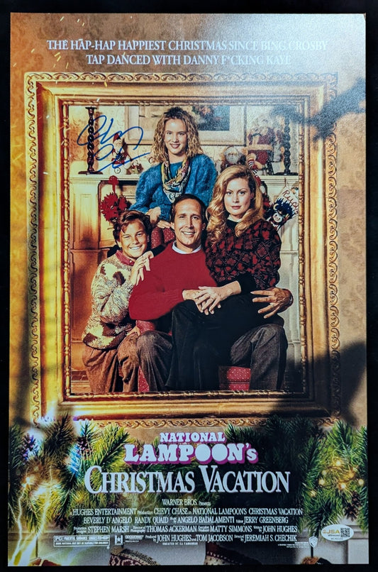 Chevy Chase Autographed Christmas Vacation 11X17 Photo Jsa Authenticated