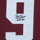 Framed In Suede Washington Football Sonny Jurgensen Autographed Jersey Jsa Coa