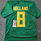 Oregon Ducks Jevon Holland Autographed Signed Jersey Jsa Coa