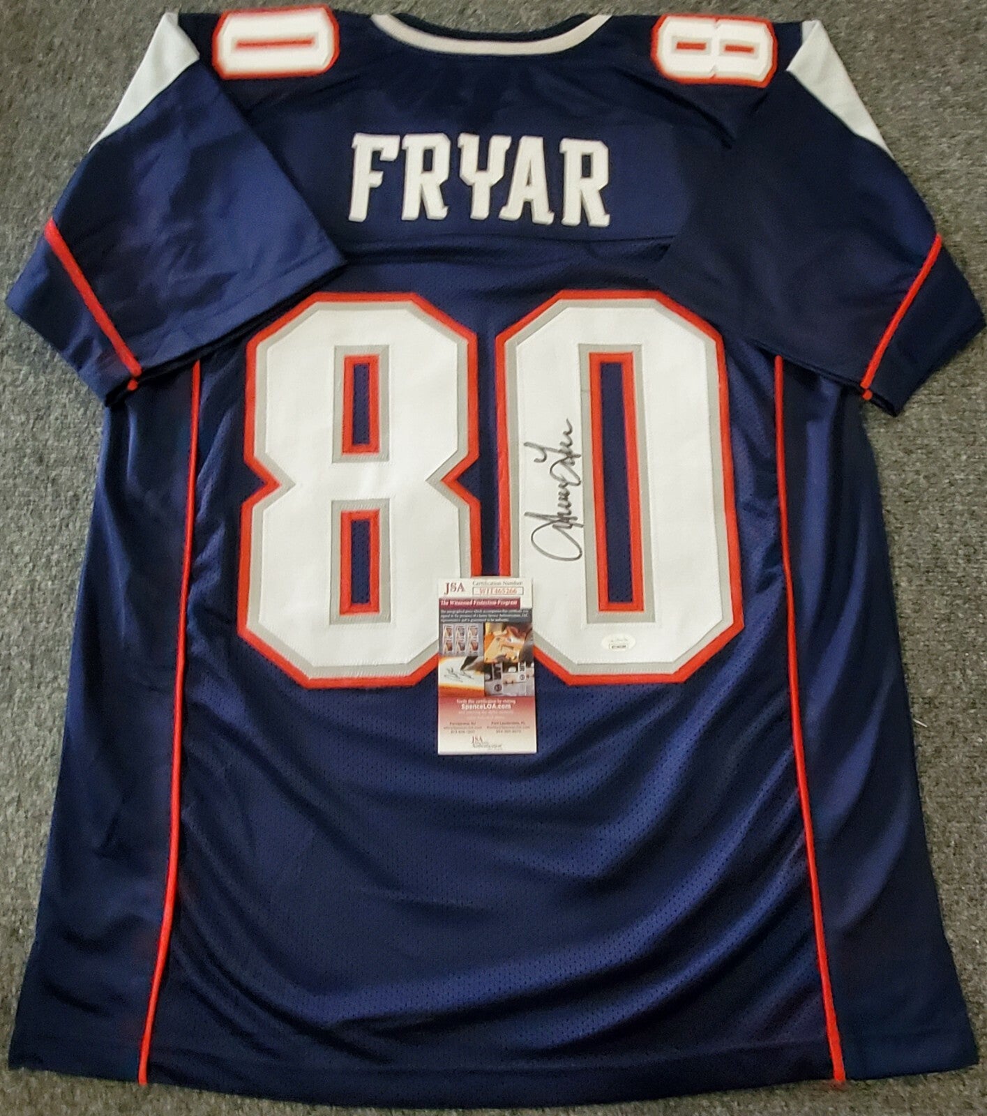 New England Patriots Irving Fryar Autographed Signed Jersey Jsa  Coa