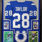 Framed Indianapolis Colts Jonathan Taylor Signed Jersey Jsa Coa