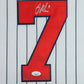 Suede Framed Minnesota Twins Joe Mauer Autographed Signed Jersey Jsa Coa