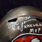 Tb Buccaneers Dexter Jackson Signed Inscribed Full Size Replica Helmet Jsa Coa