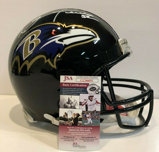 Ray Lewis Autographed Signed Baltimore Ravens Full Size Authentic Helmet Jsa Coa