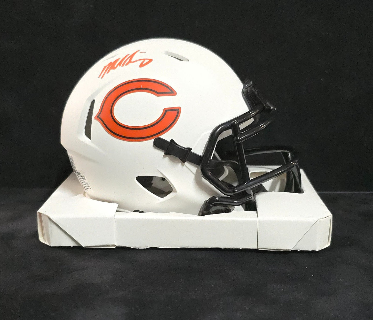 Mike Singletary Signed Chicago Bears Lunar Eclipse Mini Helmet Jsa Coa