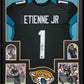 Framed Jacksonville Jaguars Travis Etienne Jr Autographed Signed Jersey Bas Coa
