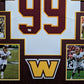 Framed Washington Chase Young Autographed Signed Nike Jersey Fanatics Holo