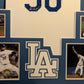 Framed Eric Gagne Autographed Signed La Dodgers Jersey Jsa Coa