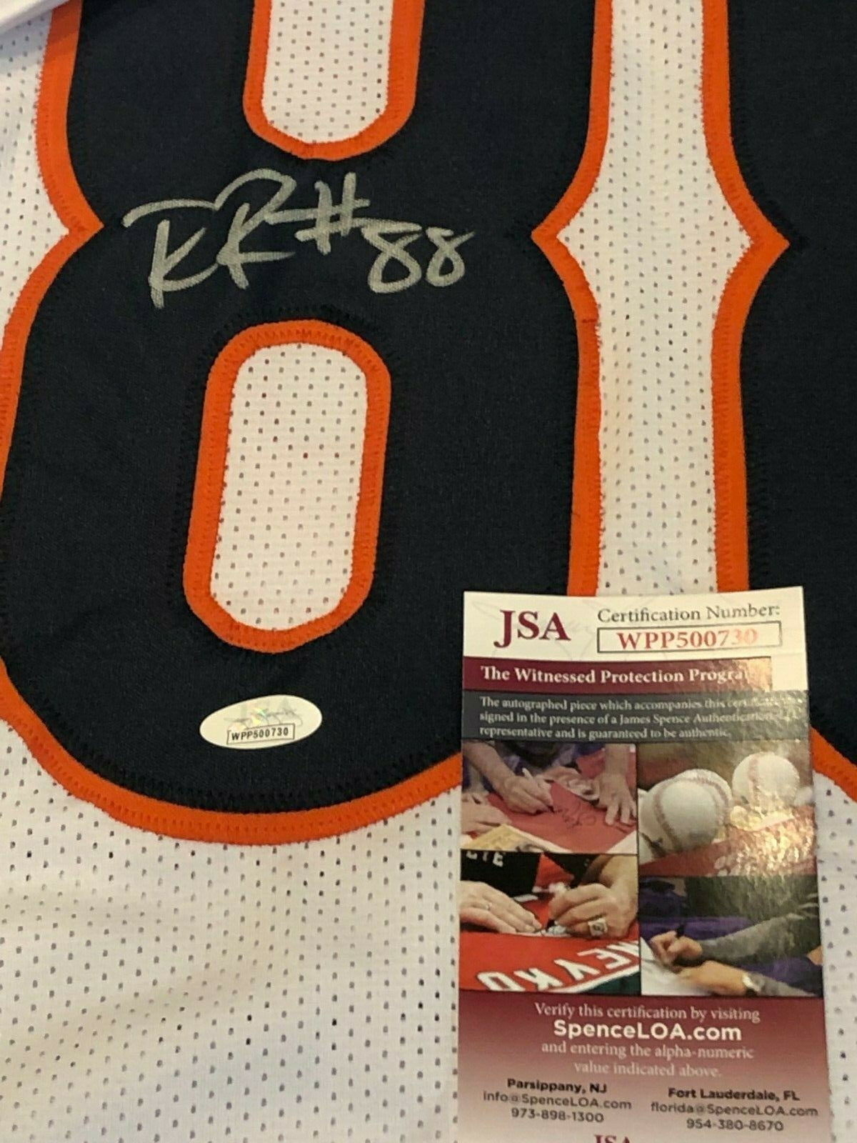 Chicago Bears Riley Ridley Autographed Signed Jersey Jsa Coa