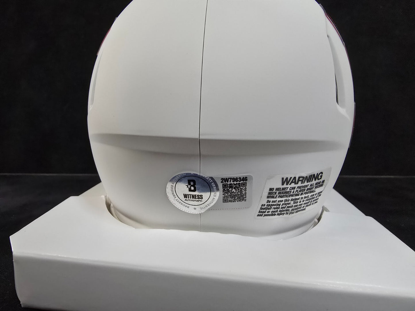 Illinois Fighting Illini Devon Witherspoon Autographed Mini Helmet Beckett Holo