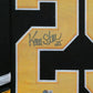 Framed Pittsburgh Penguins Kevin Stevens Autographed Signed Jersey Beckett Holo