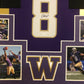 Framed Washington Huskies Dante Pettis Autographed Signed Jersey Jsa Coa