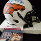 Kj Hamler Autographed Blue Signed Denver Broncos Lunar Mini Helmet Jsa Coa